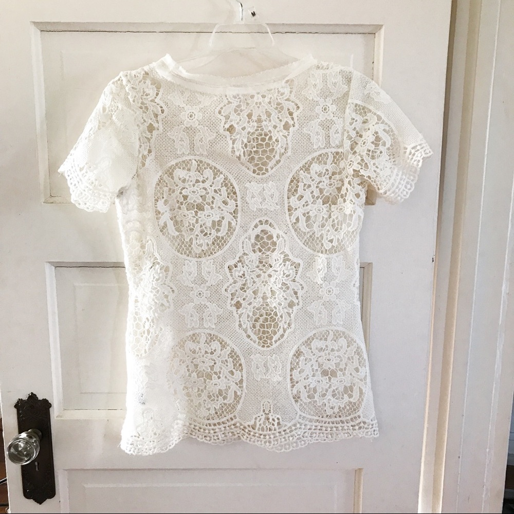 Lace T-shirt Top